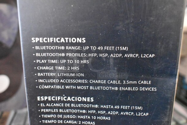 3 BRAND NEW IN BOX! Coby Studio Wireless Folding Stereo Headphones. 3 Times Your Bid!  - Image 3 of 4