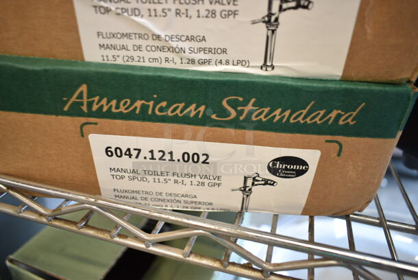 2 BRAND NEW SCRATCH AND DENT! American Standard 6047.121.002 Ultima Exposed Manual Piston Water Closet Flush Valve - 1.28 GPF. 2 Times Your Bid!  - Image 4 of 4