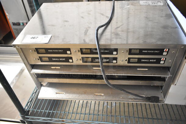
BRAND NEW SCRATCH AND DENT! 2023 ServIt 423EST4WOPBH Stainless Steel Four Pan Open Well Electric Steam Table with Partially Enclosed Base. 208/240 Volts, 1 Phase. - Image 2 of 6