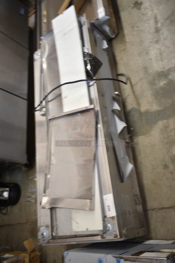 
BRAND NEW SCRATCH AND DENT! 2023 ServIt 423EST4WOPBH Stainless Steel Four Pan Open Well Electric Steam Table with Partially Enclosed Base. 208/240 Volts, 1 Phase. - Image 5 of 6