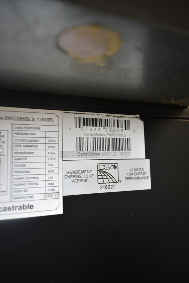 BRAND NEW SCRATCH AND DENT! Danby DWC286BLS-1 Stainless Steel 20 Inch Wine Cooler 38 Bottle w/ Dual Temperature Zones and Reversible Door. 115 Volts, 1 Phase. Tested and Working! - Image 6 of 6