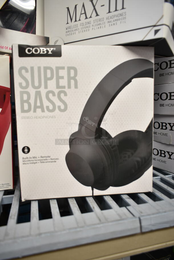 4 BRAND NEW IN BOX! Items Including Coby Max-III Wireless Folding Headphones, Coby Tunz Headphones, Coby Super Bass Headphones and Coby Karizma Headphones. 4 Times Your Bid! - Image 2 of 10
