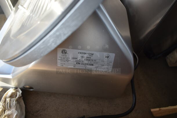 BRAND NEW SCRATCH AND DENT! 2024 Hobart Centerline EDGE12-11 Stainless Steel Commercial Countertop Meat Slicer w/ Blade Sharpener. 115 Volts, 1 Phase. Tested and Working! - Image 8 of 8