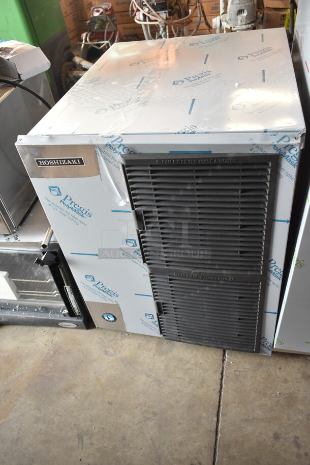 BRAND NEW SCRATCH AND DENT! Hoshizaki KM-350MAJ Stainless Steel Commercial Slim Line Series 22" Modular Crescent Ice Machine. 489 lb. 115 Volts, 1 Phase.  - Image 2 of 5