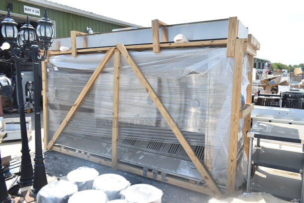 BRAND NEW IN CRATE! Halton KVE Custom  Stainless Steel Commercial Grease Hood w/ Filters.  - Image 9 of 12