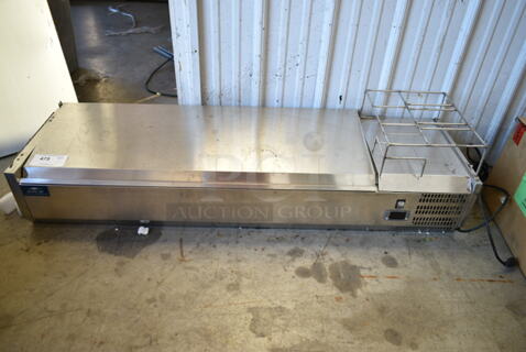 Arctic Air ACP55 Stainless Steel Commercial Refrigerated Rail. 115 Volts, 1 Phase. Tested and Working! 