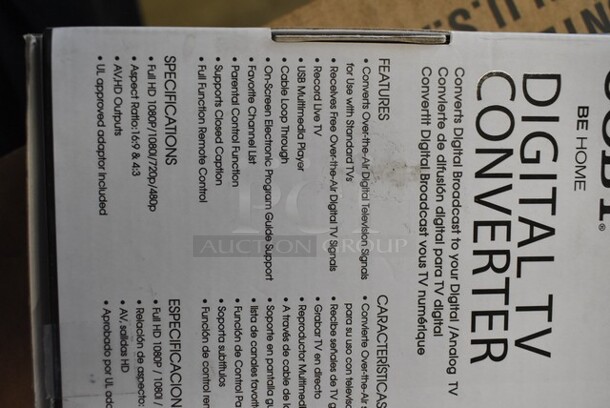 4 BRAND NEW IN BOX! Coby CSTB-600 Digital TV Converter. 4 Times Your Bid!  - Image 2 of 3