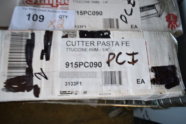 2 BRAND NEW SCRATCH AND DENT! Simplex 915PC090 Imperia 6.5 mm (1/4") Fettucine Pasta Cutter for Manual and Electric Pasta Machines. 2 Times Your Bid!  - Image 4 of 4