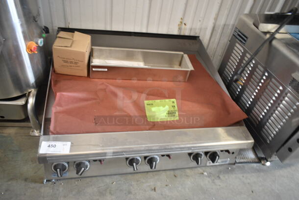 BRAND NEW SCRATCH AND DENT! Garland GTGG36-GT36M 36" Natural Gas Countertop Griddle with Thermostatic Controls. 84,000 BTU - Image 2 of 5