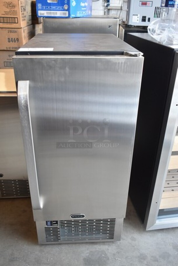 BRAND NEW SCRATCH AND DENT! Whynter UIM-502SS Built-In / Freestanding 15" Ice Maker Machine Stainless Steel 25lb. 115 Volt, 1 Phase. Tested and Working! - Image 2 of 6