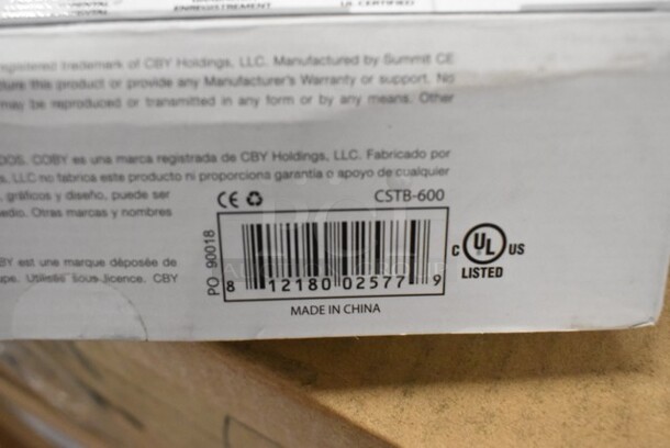 4 BRAND NEW IN BOX! Coby CSTB-600 Digital TV Converter. 4 Times Your Bid!  - Image 2 of 4
