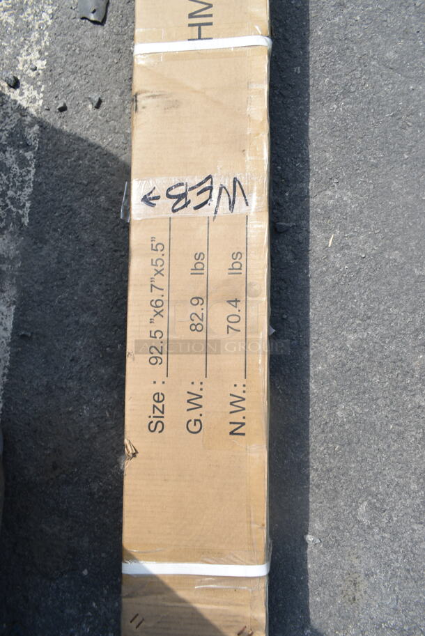 BRAND NEW IN BOX! HM-1010Gazebo23-PW-Brown Unit - Image 3 of 4