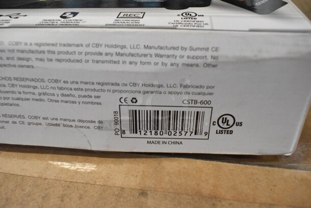 4 BRAND NEW IN BOX! Coby CSTB-600 Digital TV Converter. 4 Times Your Bid!  - Image 4 of 4