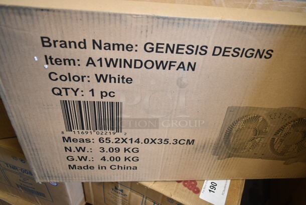 3 BRAND NEW IN BOX! Max Cool A1WINDOWFAN Fan. 3 Times Your Bid! - Image 5 of 6