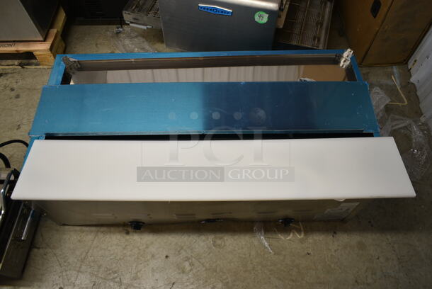 2024 Avantco 177STE3S Stainless Steel Three Pan Open Well Electric Steam Table with Undershelf. 120 Volts, 1 Phase.  - Image 4 of 9