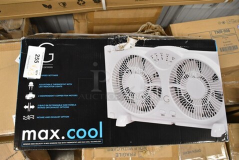 3 BRAND NEW IN BOX! Max Cool A1WINDOWFAN Fan. 3 Times Your Bid!