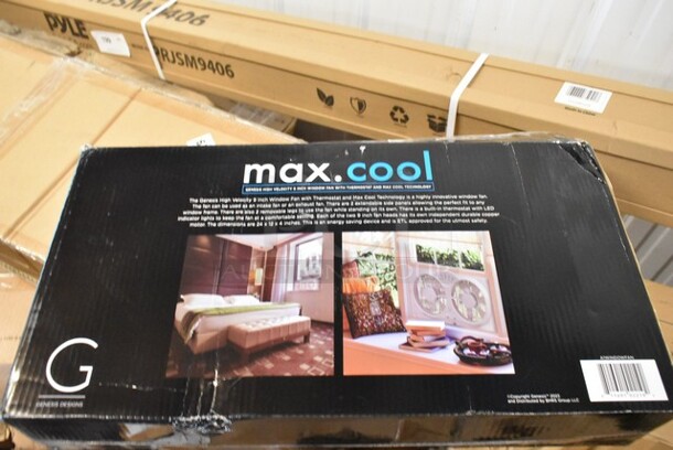 3 BRAND NEW IN BOX! Max Cool A1WINDOWFAN Fan. 3 Times Your Bid! - Image 2 of 6