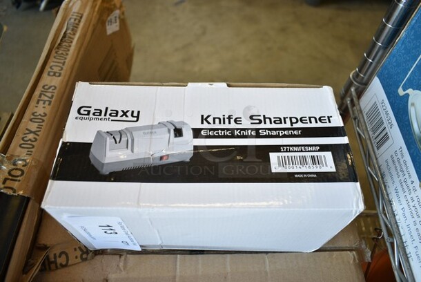 BRAND NEW SCRATCH AND DENT! Galaxy 177KNIFESHRP 2-Stage Standard-Duty Electric Knife Sharpener - Image 2 of 3