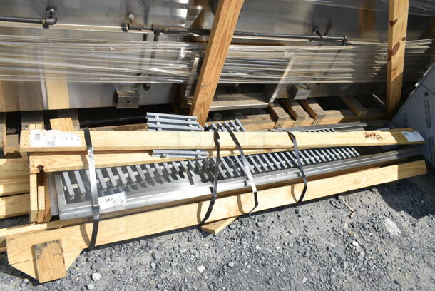 BRAND NEW SCRATCH AND DENT! Advance Tabco FFTG-1284 84"x12" Stainless Steel Floor Trough - Image 2 of 6