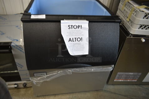 BRAND NEW SCRATCH AND DENT! Ice-O-Matic Metal Commercial Ice Bin. 