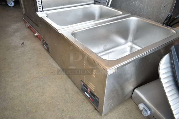 BRAND NEW SCRATCH AND DENT! 2023 ServIt 423FW200D 12" x 20" Full Size Dual Well Electric Countertop Food Warmer with Digital Controls. 120 Volts, 1 Phase. Tested and Working! - Image 3 of 6