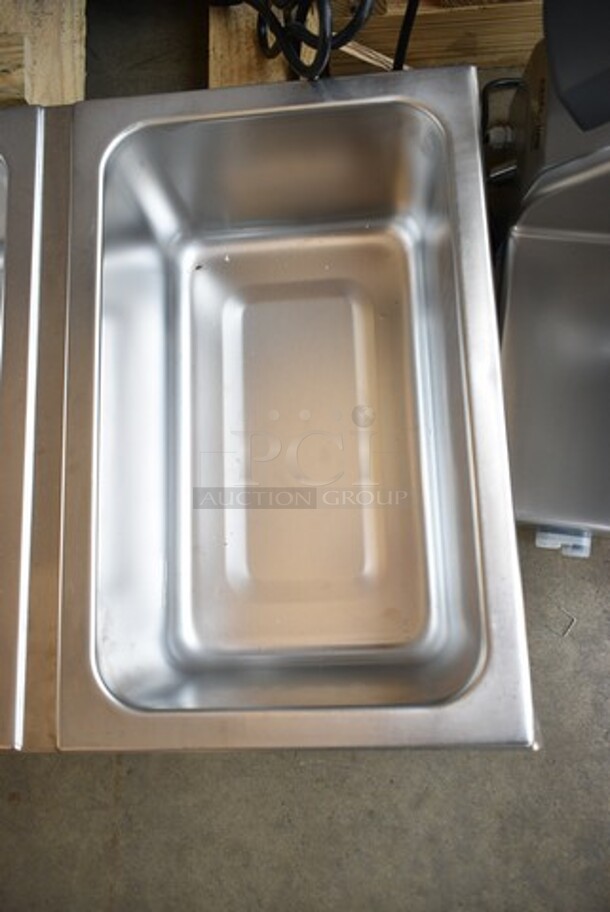 BRAND NEW SCRATCH AND DENT! 2023 ServIt 423FW200D 12" x 20" Full Size Dual Well Electric Countertop Food Warmer with Digital Controls. 120 Volts, 1 Phase. Tested and Working! - Image 4 of 6