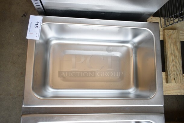 BRAND NEW SCRATCH AND DENT! 2023 ServIt 423FW200D 12" x 20" Full Size Dual Well Electric Countertop Food Warmer with Digital Controls. 120 Volts, 1 Phase. Tested and Working! - Image 5 of 6