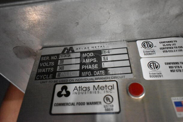 BRAND NEW! Atlas WIH-4 Stainless Steel Commercial Cold Pan Drop In. 208 Volts, 1 Phase.  - Image 5 of 6