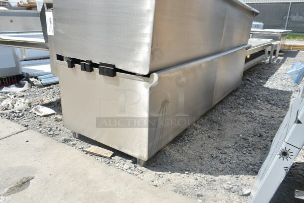 BRAND NEW SCRATCH AND DENT! Stainless Steel Commercial 2 Bay Sink. No Legs.  - Image 2 of 3