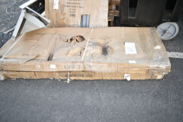 2 BRAND NEW SCRATCH AND DENT! Regency 600PR125K 12 Pan End Load Bun / Sheet Pan Rack - Unassembled. May Be Missing Pieces. 2 Times Your Bid.  - Image 2 of 4