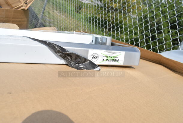 PALLET LOT of 15 BRAND NEW Boxes Including 2 Regency 600T2436G 24" x 36" 18-Gauge 304 Stainless Steel Commercial Work Tabletop, 760PCC22 Choice 22 oz. Poly Paper Cold Cup - 1000/Case, 500CC16HD 16 oz. Plastic Cold Cup - 1000/Case. 15 Times Your Bid! - Image 2 of 12