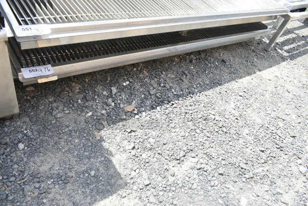 BRAND NEW SCRATCH AND DENT! Regency 600FT1272SS Stainless Steel Commercial Floor Trough.   - Image 2 of 3
