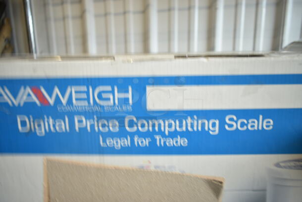 BRAND NEW SCRATCH AND DENT! AvaWeigh 334PCS15 15 lb. Digital Price Computing Scale. Tested and Working! - Image 2 of 5