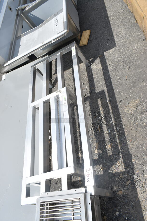 2 BRAND NEW SCRATCH AND DENT! Items Including Regency 600DUN122048 48" x 20" x 12" Aluminum Dunnage Rack - 1685 lb. Capacity and Regency 600DUN1424 24" x 14" x 8" Aluminum Dunnage Rack - 1300 lb. Capacity. 2 Times Your Bid! - Image 2 of 4
