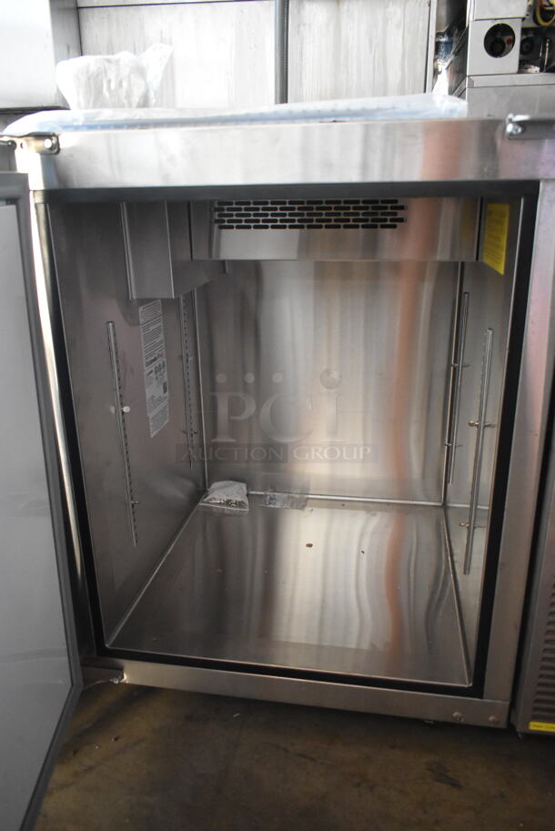 BRAND NEW! 2020 Glastender C1SL28 Stainless Steel Commercial Single Door Cooler. 115 Volts, 1 Phase. Tested and Working! - Image 5 of 6