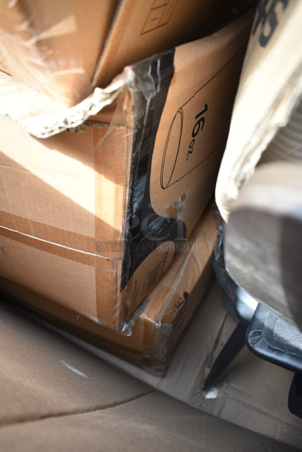 PALLET LOT of 15 BRAND NEW Boxes Including 2 Regency 600T2436G 24" x 36" 18-Gauge 304 Stainless Steel Commercial Work Tabletop, 760PCC22 Choice 22 oz. Poly Paper Cold Cup - 1000/Case, 500CC16HD 16 oz. Plastic Cold Cup - 1000/Case. 15 Times Your Bid! - Image 9 of 12
