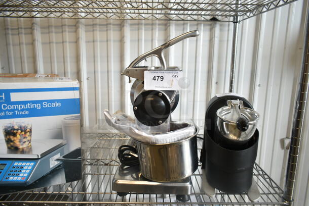 BRAND NEW SCRATCH AND DENT! Estella 348CG34 Stainless Steel Electric Hard Cheese Grater. 120 Volts, 1 Phase. Tested and Working! - Image 2 of 4