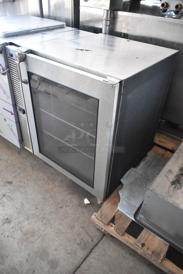 BRAND NEW! 2020 Glastender C1SL28G Stainless Steel Commercial Single Door Undercounter Cooler. 120 Volts, 1 Phase. Tested and Working! - Image 3 of 7