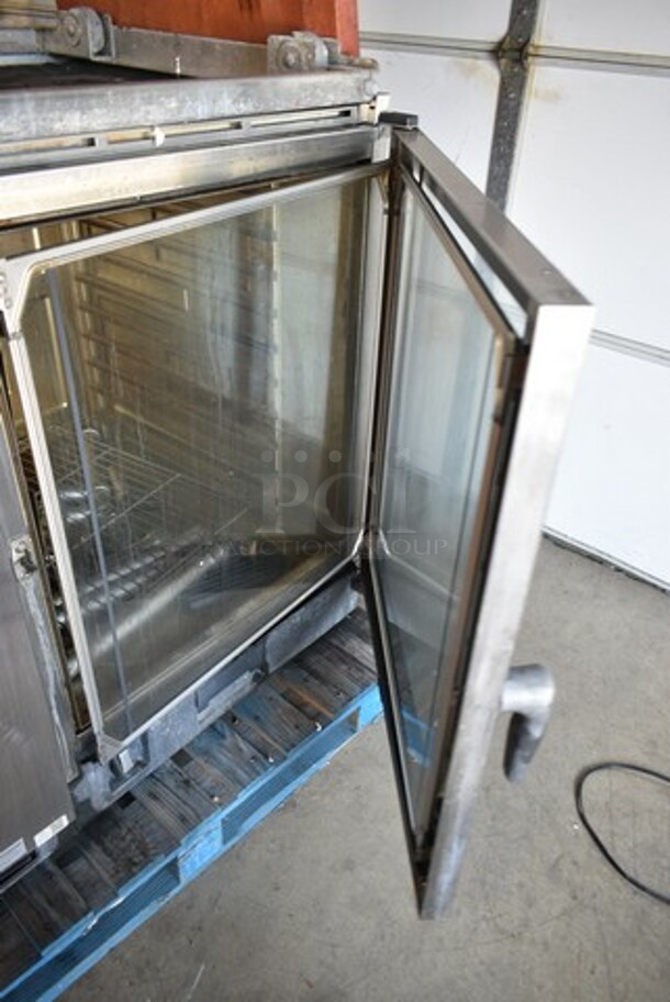 BRAND NEW SCRATCH AND DENT! 2021 Rational LM100EE Stainless Steel Commercial Electric Powered iCombi Convection Oven w/ Equipment Stand. 440/480 Volts, 3 Phase.  - Image 5 of 10
