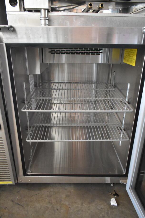 BRAND NEW! 2020 Glastender C1SL28G Stainless Steel Commercial Single Door Undercounter Cooler. 120 Volts, 1 Phase. Tested and Working! - Image 6 of 7
