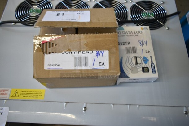 2 BRAND NEW SCRATCH AND DENT! Items Including Comark RF312-TP Diligence WiFi Temperature Data Logger with Thermistor Probe and 39" Cable and 3525K3 Unit. 2 Times Your Bid!  - Image 1 of 5