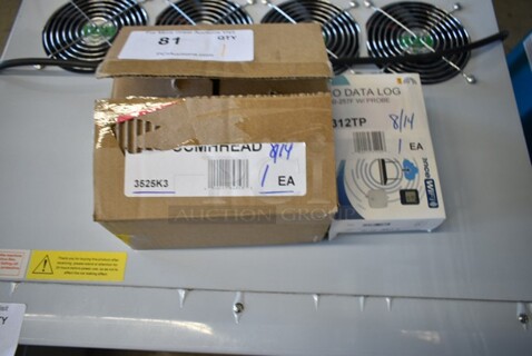 2 BRAND NEW SCRATCH AND DENT! Items Including Comark RF312-TP Diligence WiFi Temperature Data Logger with Thermistor Probe and 39" Cable and 3525K3 Unit. 2 Times Your Bid! 