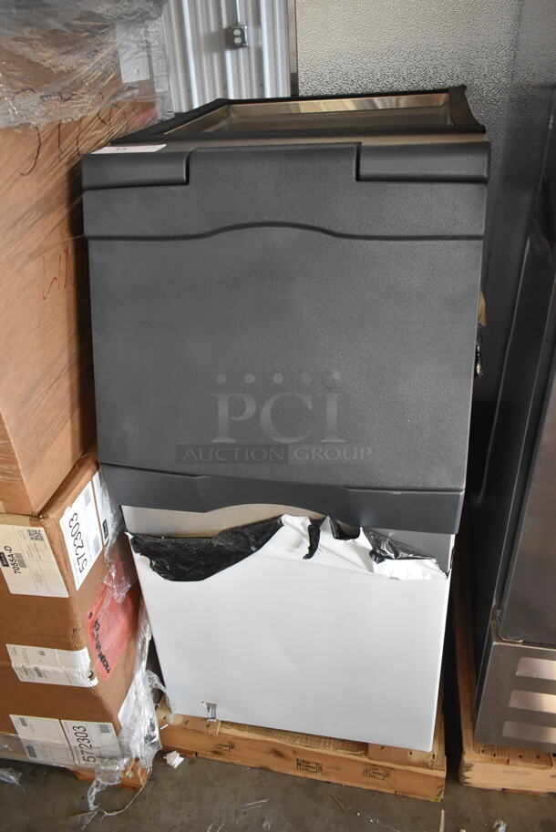 BRAND NEW! Scotsman B322S Stainless Steel Commercial  Ice Storage Bin 370 lb. Stainless Steel Exterior - Image 2 of 6