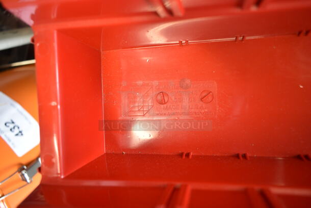 BRAND NEW SCRATCH AND DENT! Lot of 22 Items Including Red Poly Bins, 103BIBADAPTPEPSI Machine Adapter For Bag In Box - Pepsi, 382MNDRL Carnival King 10" Waffle Cone Mandrel - Image 7 of 7