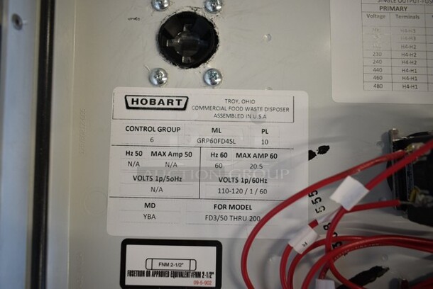 BRAND NEW SCRATCH AND DENT! Hobart CONTROL-GRP60FD4SL Group 6 Controls.  110-120 Volts, 1 Phase.  - Image 8 of 8