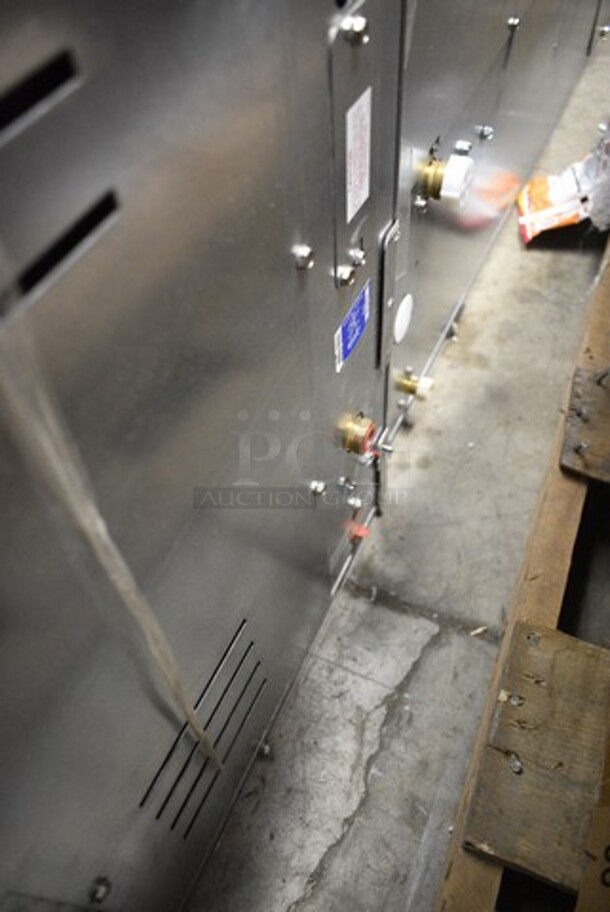 BRAND NEW SCRATCH AND DENT! 2021 Ice-O-Matic CIM1446HR6 Stainless Steel Commercial Half Dice Cube Ice Machine Head. 208-230 Volts, 1 Phase.  - Image 5 of 6