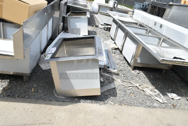 BRAND NEW SCRATCH AND DENT! Regency 600IB2418CP 18" x 24" Stainless Steel Drop-In Ice Bin with 7 Circuit Post-Mix Cold Plate. No Lid.  - Image 5 of 5