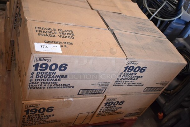 4 Boxes of 72 BRAND NEW! Libbey 1906 12 oz Iced Tea Glasses. 4 Times Your Bid! - Image 2 of 4