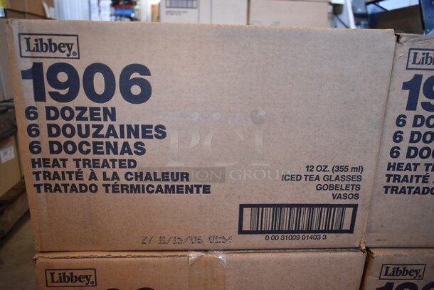 4 Boxes of 72 BRAND NEW! Libbey 1906 12 oz Iced Tea Glasses. 4 Times Your Bid! - Image 3 of 4