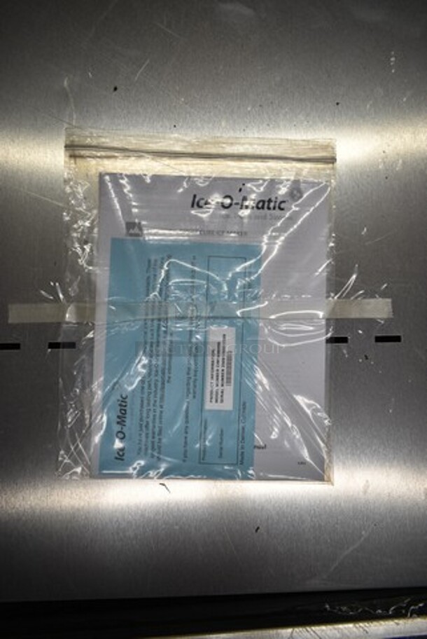 BRAND NEW SCRATCH AND DENT! 2023 Ice-O-MaticCIM1446HR6 Stainless Steel Commercial Half Dice Cube Ice Machine Head. 208-230 Volts, 1 Phase.  - Image 6 of 7